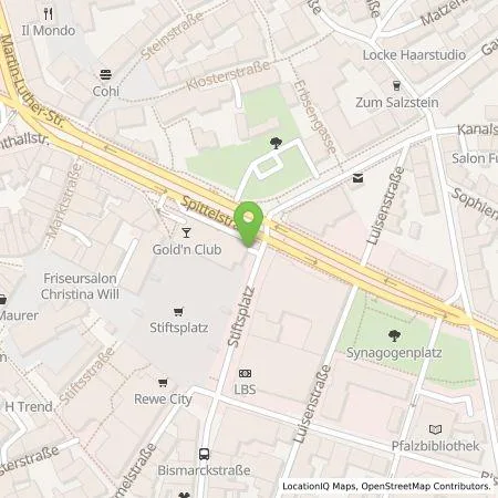 Standortübersicht der Tankstelle Q-Park Recharge Germany GmbH in 67655 Kaiserslautern