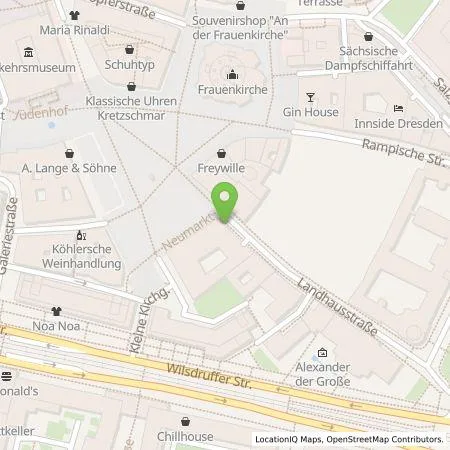 Standortübersicht der Tankstelle Q-Park Recharge Germany GmbH in 01067 Dresden