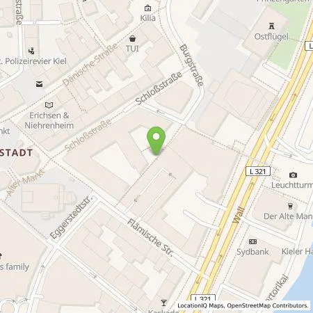 Standortübersicht der Tankstelle Q-Park Recharge Germany GmbH in 24103 Kiel