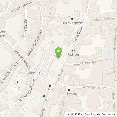 Standortübersicht der Tankstelle Q-Park Recharge Germany GmbH in 21335 Lüneburg