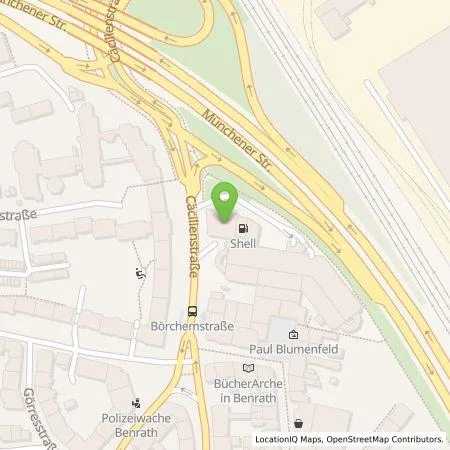 Standortübersicht der Tankstelle Q-Park Recharge Germany GmbH in 40597 Duesseldorf