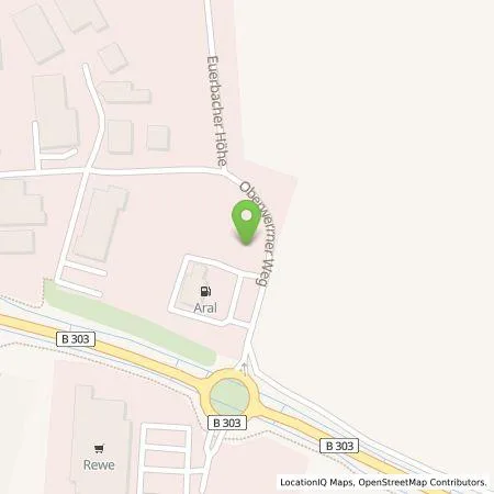 Standortübersicht der Tankstelle Fastned Deutschland GmbH & Co. KG in 97502 Euerbach