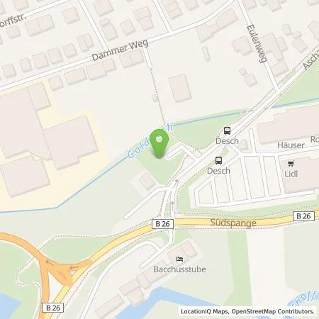 Standortübersicht der Tankstelle Fastned Deutschland GmbH & Co. KG in 63773 Goldbach