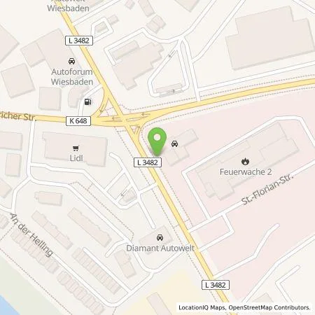 Standortübersicht der Tankstelle ESWE Versorgungs AG in 55252 Wiesbaden