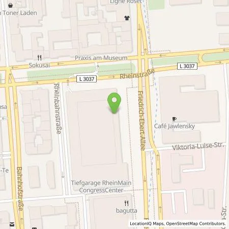 Standortübersicht der Tankstelle ESWE Versorgungs AG in 65185 Wiesbaden