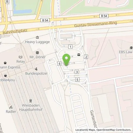 Standortübersicht der Tankstelle ESWE Versorgungs AG in 65189 Wiesbaden