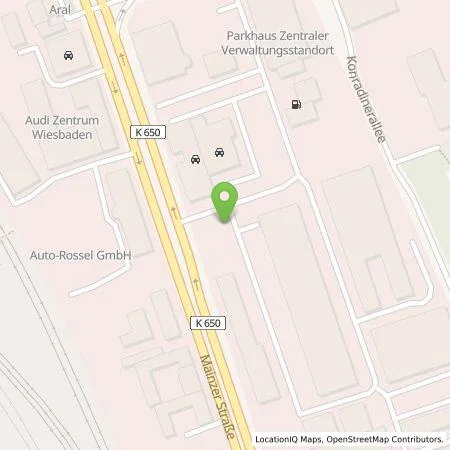 Standortübersicht der Tankstelle ESWE Versorgungs AG in 65189 Wiesbaden