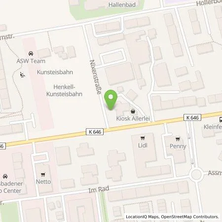 Standortübersicht der Tankstelle ESWE Versorgungs AG in 65197 Wiesbaden