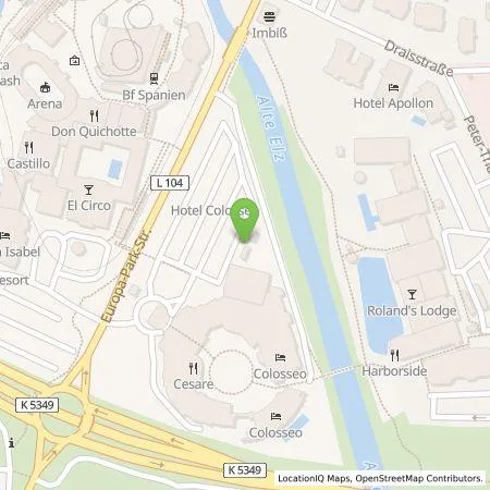 Standortübersicht der Tankstelle badenova AG & Co. KG in 77977 Rust