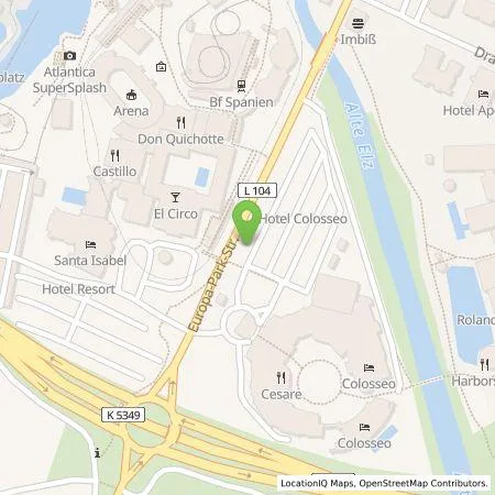 Standortübersicht der Tankstelle badenova AG & Co. KG in 77977 Rust