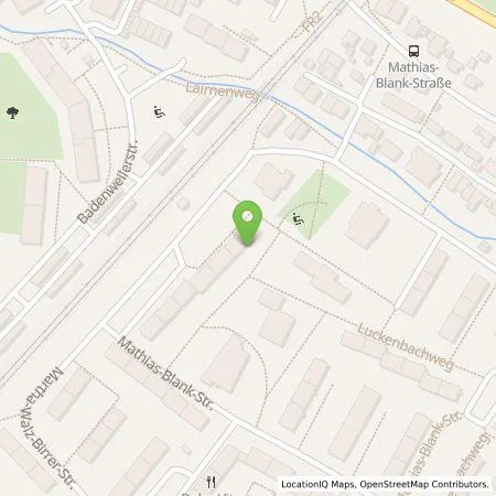 Standortübersicht der Tankstelle badenova AG & Co. KG in 79115 Freiburg