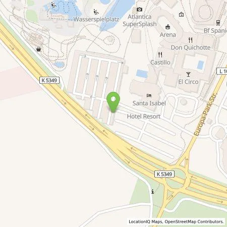 Standortübersicht der Tankstelle badenova AG & Co. KG in 77977 Rust