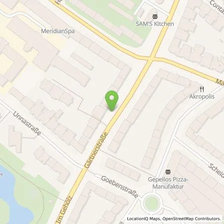 Standortübersicht der Tankstelle Hamburger Energiewerke Mobil GmbH in 20253 Hamburg