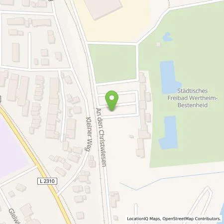 Standortübersicht der Tankstelle Stadtwerke Wertheim Erneuerbare Energien GmbH in 97877 Wertheim