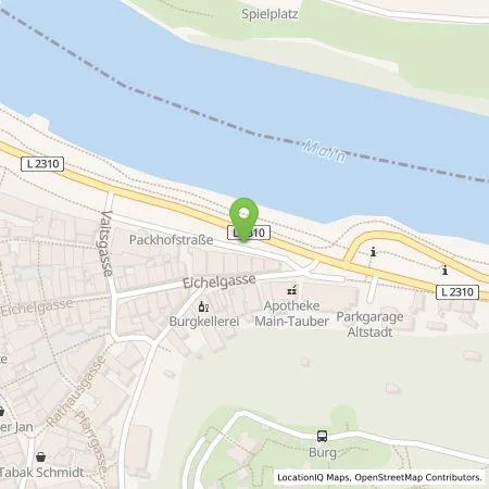 Standortübersicht der Tankstelle Stadtwerke Wertheim Erneuerbare Energien GmbH in 97877 Wertheim