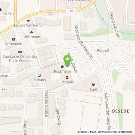 Standortübersicht der Tankstelle Stadtwerke Georgsmarienhütte GmbH in 49124 Georgsmarienhütte