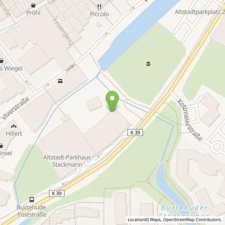 Standortübersicht der Tankstelle Stadtwerke Buxtehude GmbH in 21614 Buxtehude