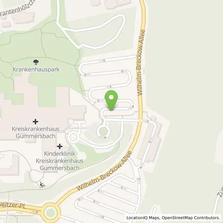 Standortübersicht der Tankstelle AggerEnergie GmbH in 51643 Gummersbach