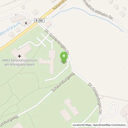 Standortübersicht der Tankstelle AggerEnergie GmbH in 51545 Waldbröl