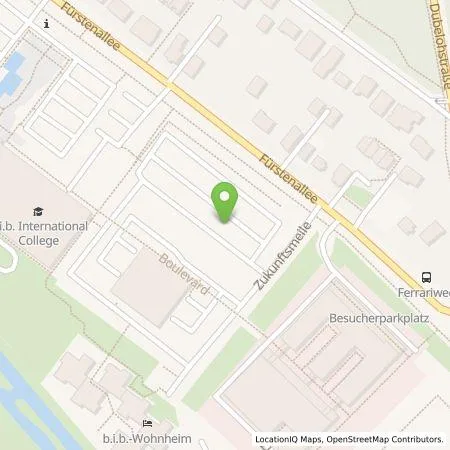 Standortübersicht der Tankstelle Fraunhofer-Gesellschaft e. V. in 33102 Paderborn