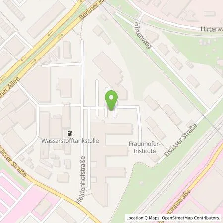 Standortübersicht der Tankstelle Fraunhofer-Gesellschaft e. V. in 79110 Freiburg im Breisgau