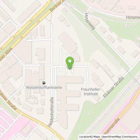 Standortübersicht der Tankstelle Fraunhofer-Gesellschaft e. V. in 79110 Freiburg im Breisgau