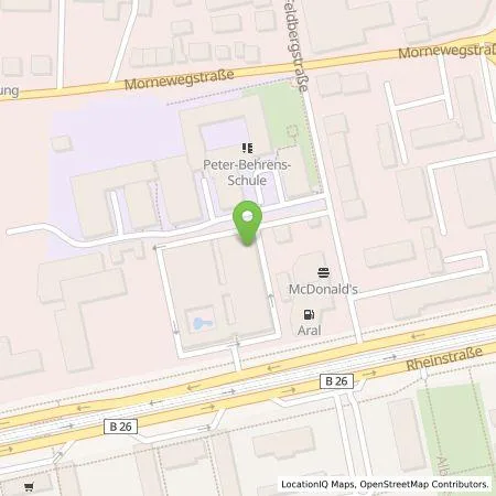 Standortübersicht der Tankstelle Fraunhofer-Gesellschaft e. V. in 64295 Darmstadt