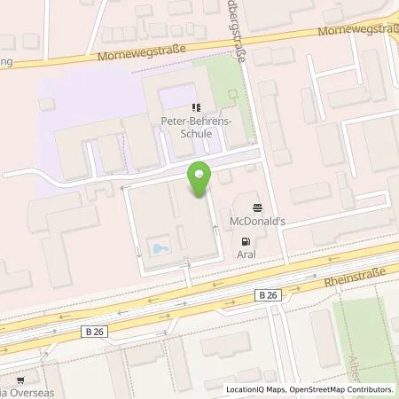 Standortübersicht der Tankstelle Fraunhofer-Gesellschaft e. V. in 64295 Darmstadt