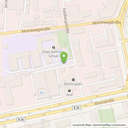 Standortübersicht der Tankstelle Fraunhofer-Gesellschaft e. V. in 64295 Darmstadt