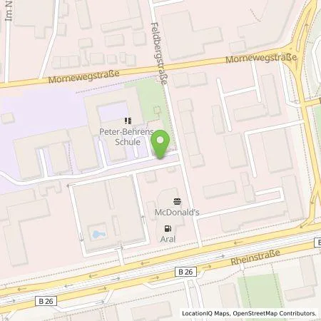 Standortübersicht der Tankstelle Fraunhofer-Gesellschaft e. V. in 64295 Darmstadt