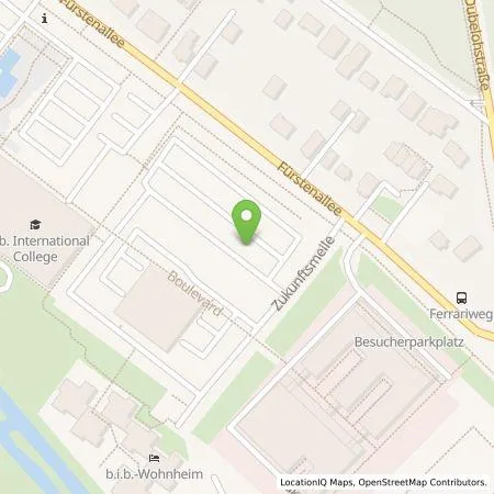 Standortübersicht der Tankstelle Fraunhofer-Gesellschaft e. V. in 33102 Paderborn