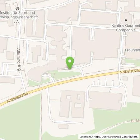 Standortübersicht der Tankstelle Fraunhofer-Gesellschaft e. V. in 70569 Stuttgart