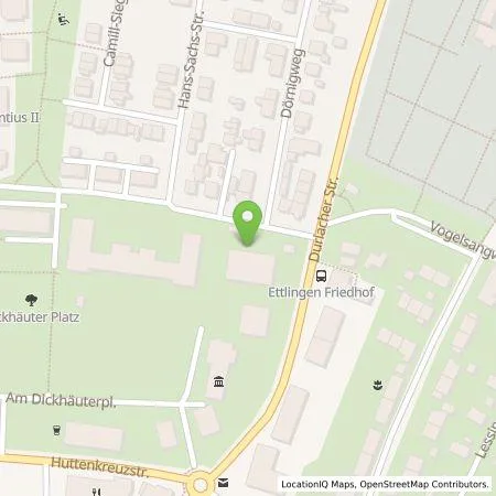 Standortübersicht der Tankstelle Fraunhofer-Gesellschaft e. V. in 76275 Ettlingen