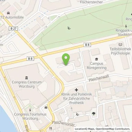 Standortübersicht der Tankstelle Fraunhofer-Gesellschaft e. V. in 97082 Würzburg