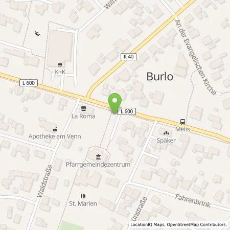 Standortübersicht der Tankstelle EMERGY Führungs- und Servicegesellschaft mbH in 46325 Borken