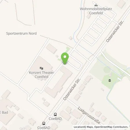 Standortübersicht der Tankstelle EMERGY Führungs- und Servicegesellschaft mbH in 48653 Coesfeld