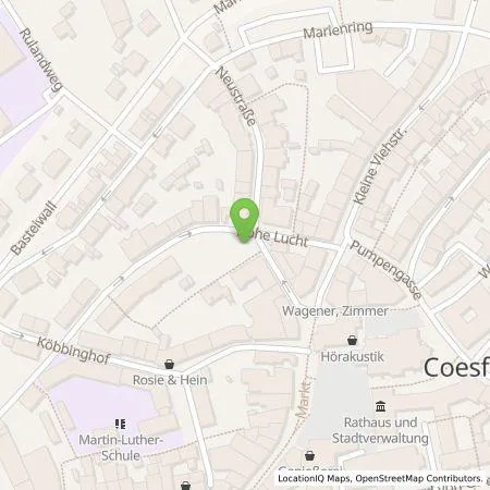 Standortübersicht der Tankstelle EMERGY Führungs- und Servicegesellschaft mbH in 48653 Coesfeld