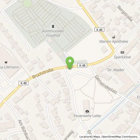 Standortübersicht der Tankstelle EMERGY Führungs- und Servicegesellschaft mbH in 48653 Coesfeld