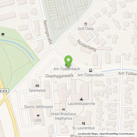 Standortübersicht der Tankstelle EMERGY Führungs- und Servicegesellschaft mbH in 48653 Coesfeld