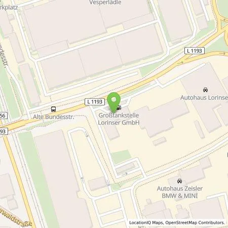 Standortübersicht der Tankstelle HomE of Mobility GmbH in 71332 Waiblingen