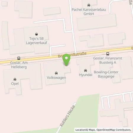 Standortübersicht der Tankstelle HomE of Mobility GmbH in 38644 Goslar