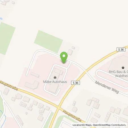 Standortübersicht der Tankstelle HomE of Mobility GmbH in 04736 Waldheim