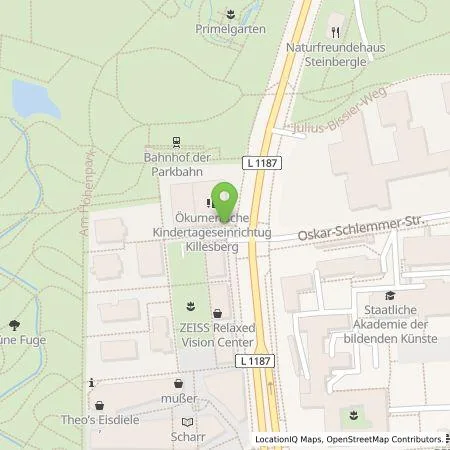 Standortübersicht der Tankstelle Claus Heinemann Elektroanlagen GmbH in 70188 Stuttgart