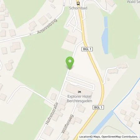 Standortübersicht der Tankstelle Claus Heinemann Elektroanlagen GmbH in 83471 Schönau am Königssee