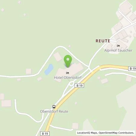 Standortübersicht der Tankstelle CUBOS Service GmbH in 87561 Oberstdorf