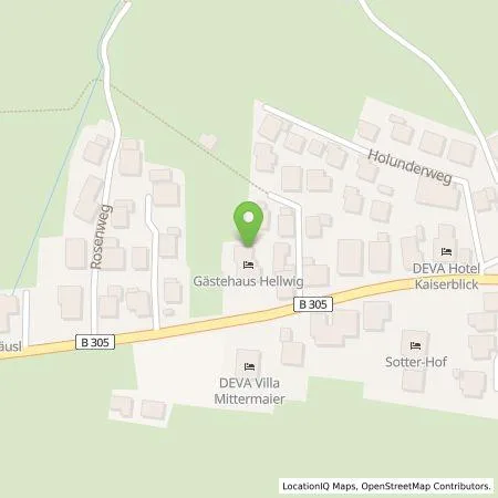 Standortübersicht der Tankstelle Claus Heinemann Elektroanlagen GmbH in 83242 Reit im Winkl