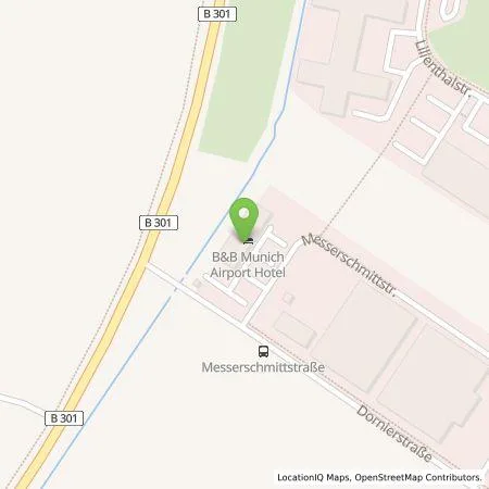 Standortübersicht der Tankstelle Claus Heinemann Elektroanlagen GmbH in 85399 Hallbergmoos