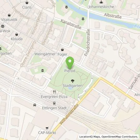 Standortübersicht der Tankstelle Claus Heinemann Elektroanlagen GmbH in 76275 Ettlingen