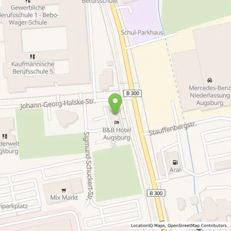 Standortübersicht der Tankstelle Claus Heinemann Elektroanlagen GmbH in 86161 Augsburg