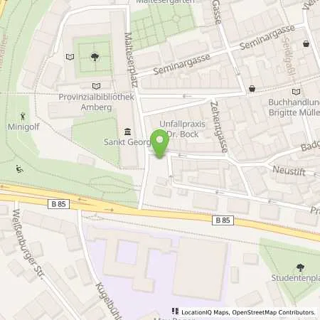 Standortübersicht der Tankstelle InAS - Infrastruktur Amberg-Sulzbach GmbH in 92224 Amberg